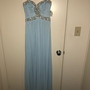 BRAND NEW WITH TAGS BLUE PROM DRESS